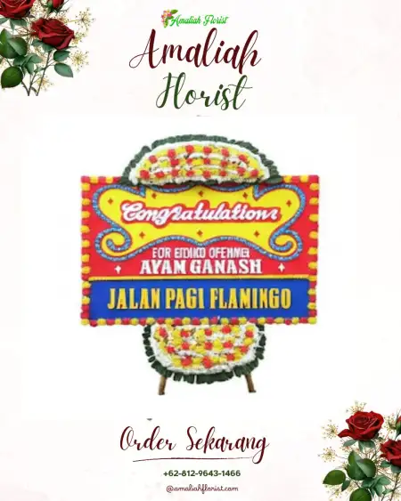 Sewa Papan Bunga Tabir Timur